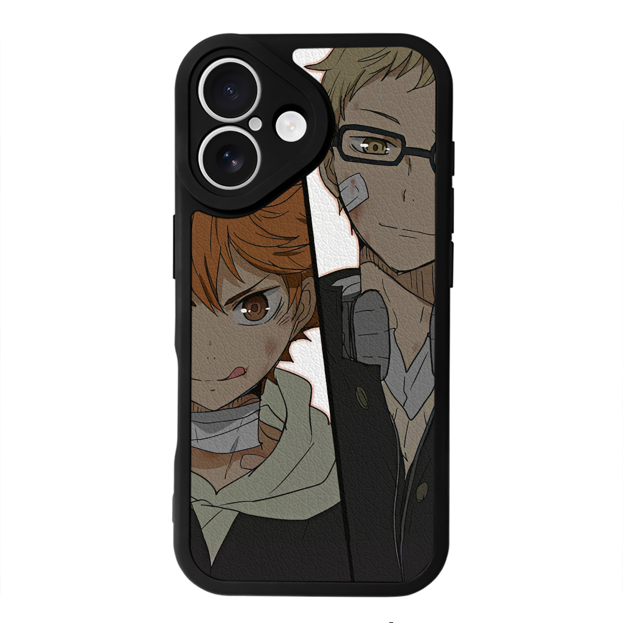 （画像用） ハイキュー!! Haikyu!! 【iPhone 16シリーズ対応】シリコンスマホケース（レザー調） 材質：シリコン